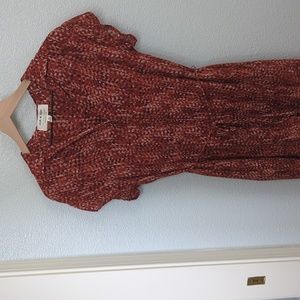 Anthropologie Cloth and Stone Ember Mini Shirt Dress